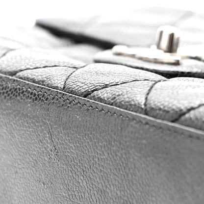 Chanel Crumpled Grained Calfskin Medium CC Crave Flap Black 11 of 15
