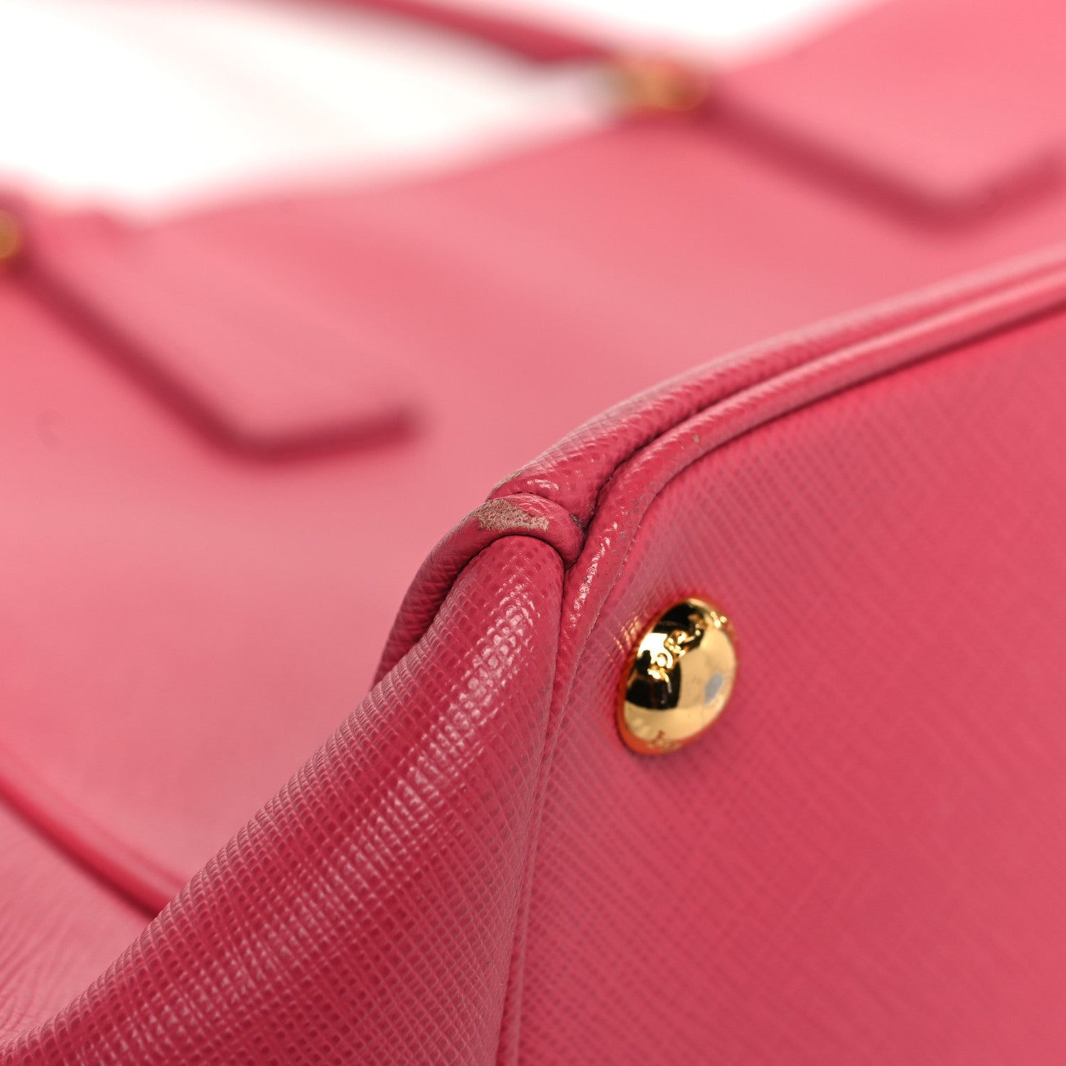 Prada Saffiano Large Galleria Double Zip Tote Peonia 11 of 19