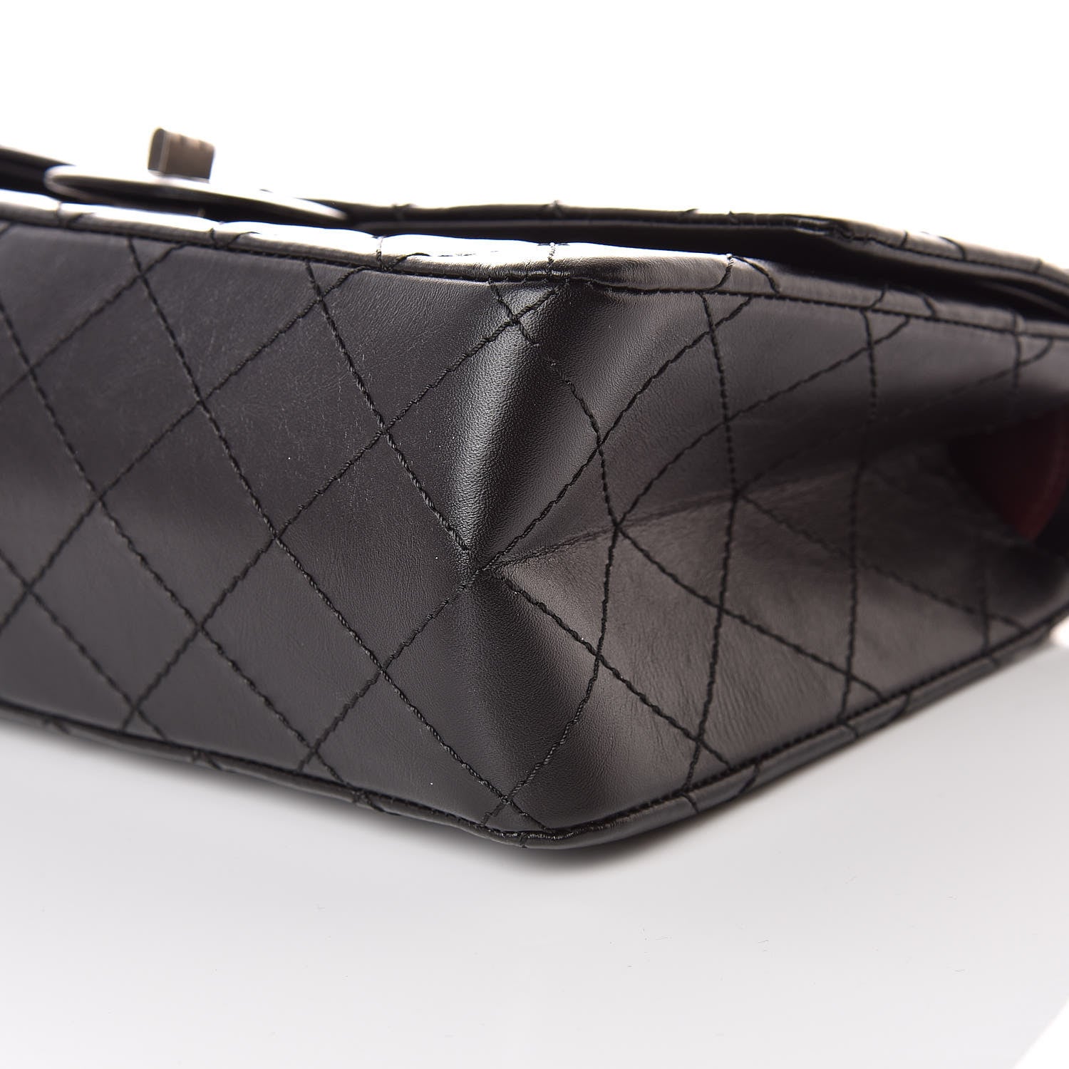 Chanel Aged Calfskin Quilted 2.55 Reissue 226 Flap Black 7 of 11