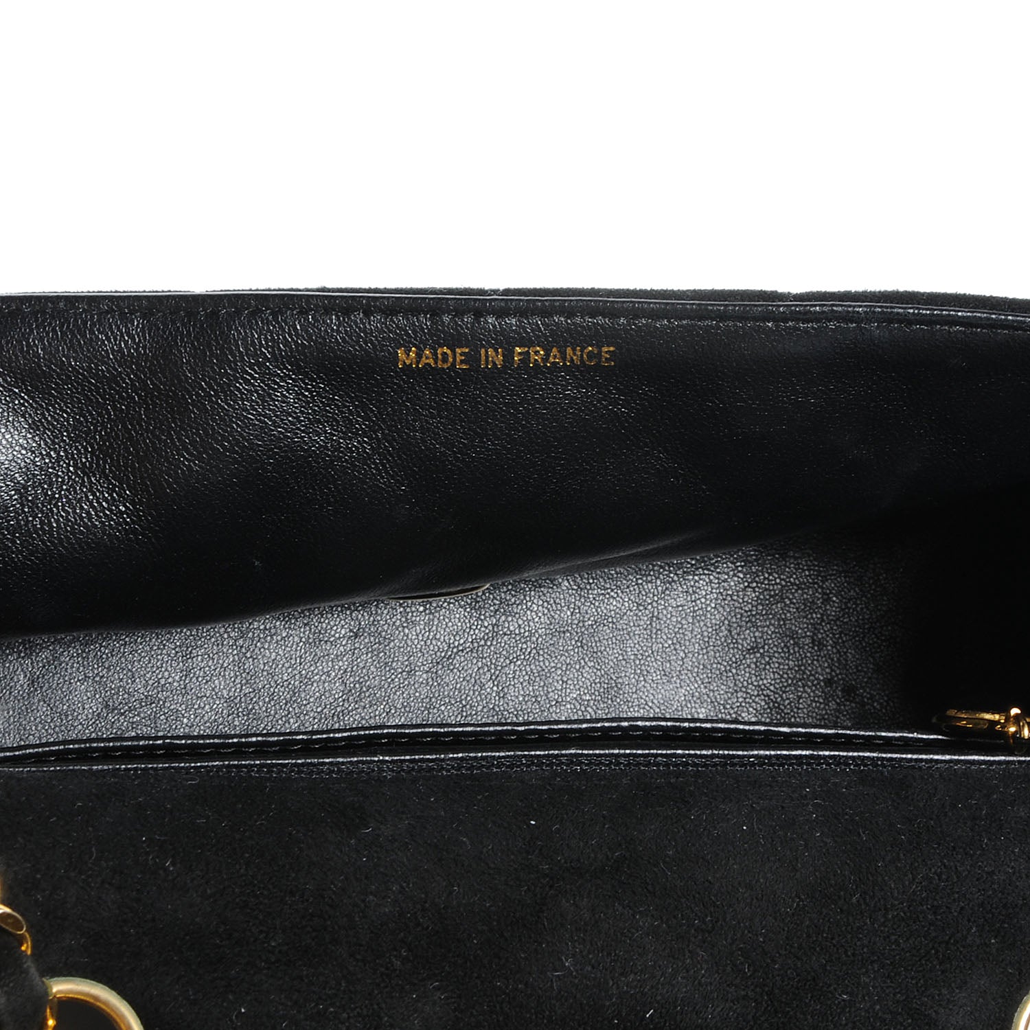 Chanel Suede Quilted Small Flap Black 7 of 8