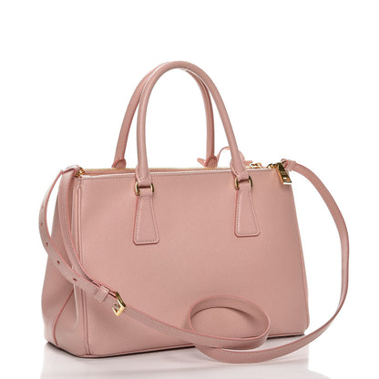 Prada Saffiano Small Galleria Double Zip Tote Orchidea 4 of 15