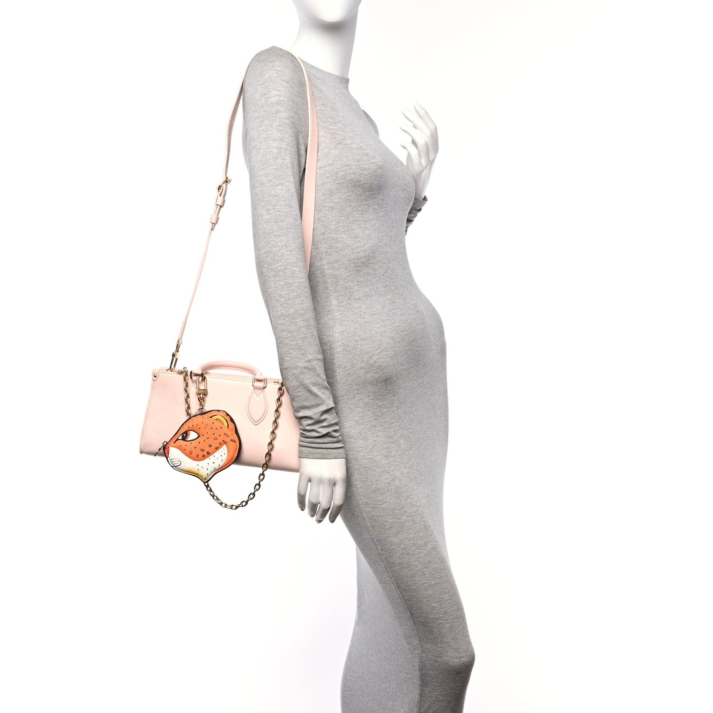 Calfskin OnTheGo East West Pearl Pink