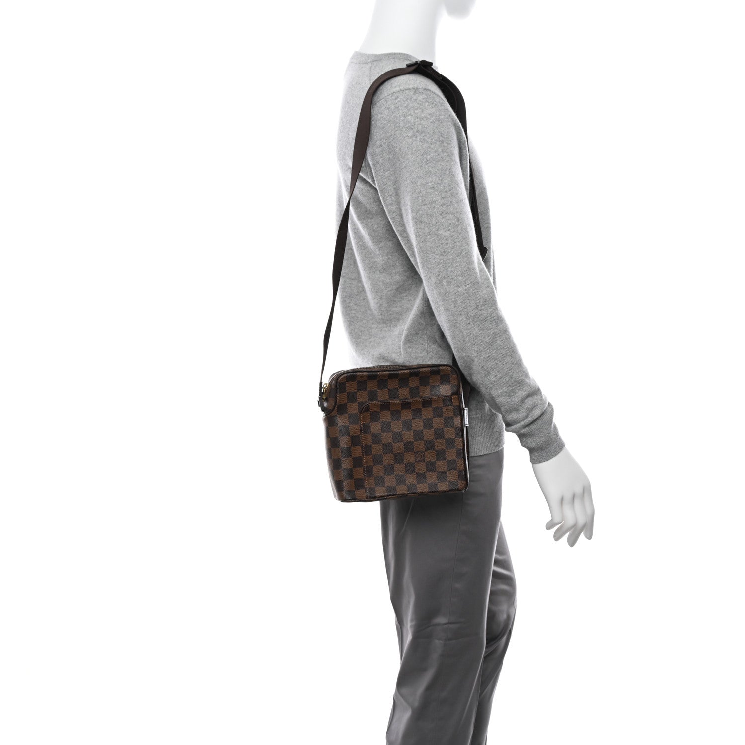 Louis Vuitton Damier Ebene Olav PM Messenger Bag 2 of 9