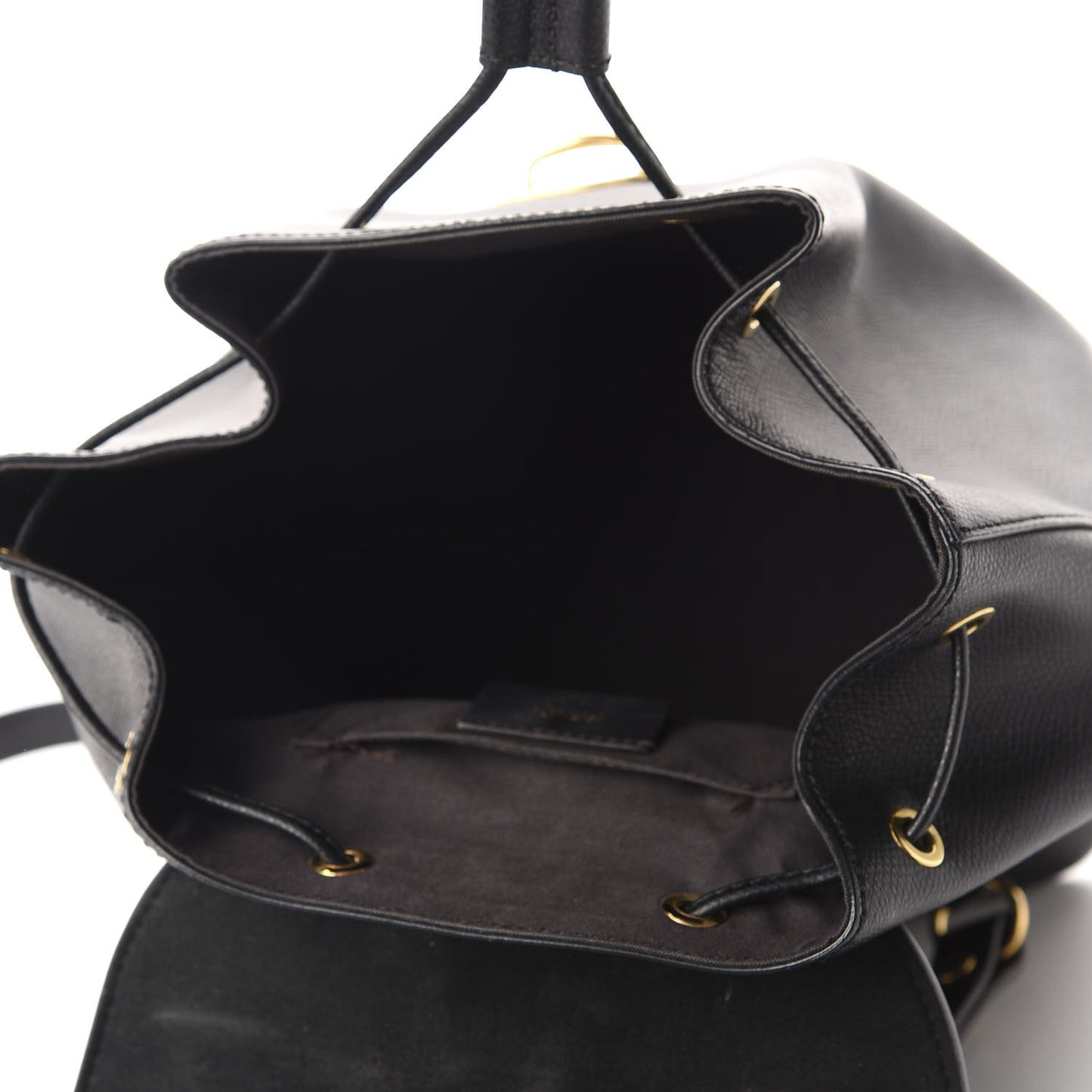 Vitello Cruise F is Fendi Drawstring Backpack Black