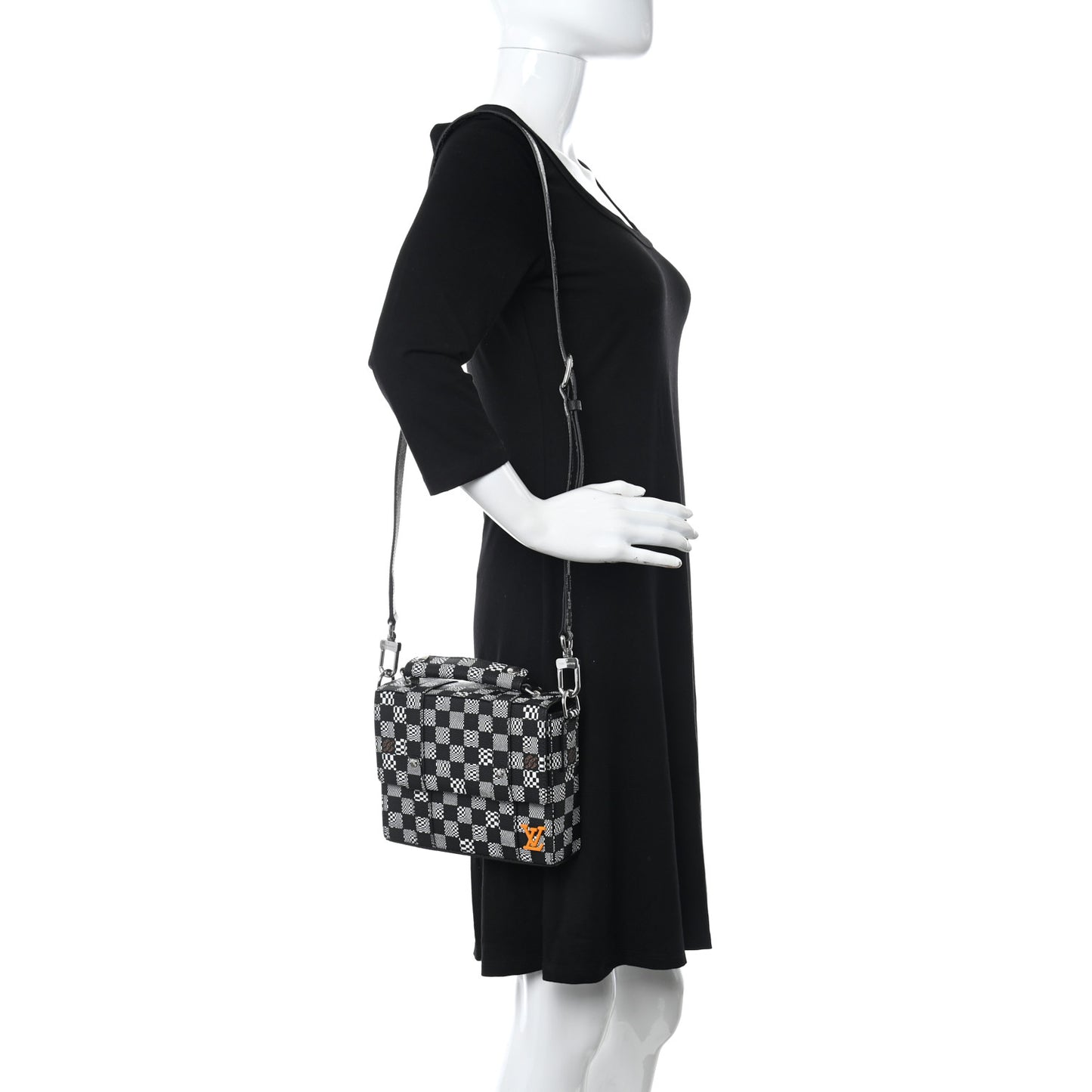 Damier Distorted Flap Soft Trunk Messenger
