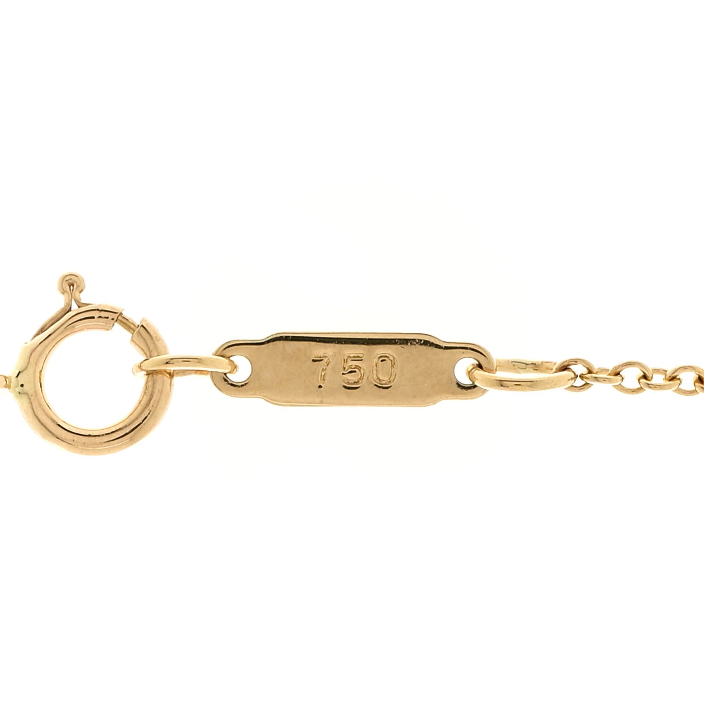 18K Yellow Gold Platinum Diamond Etoile Ball Pendant Necklace