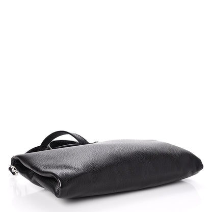 Prada Vitello Daino Zippered Crossbody Bag Black 4 of 8