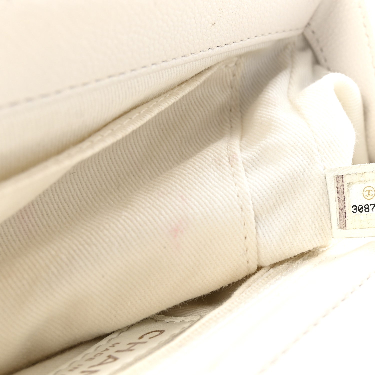 Chanel Caviar Quilted Medium Business Affinity Flap White 7 of 10