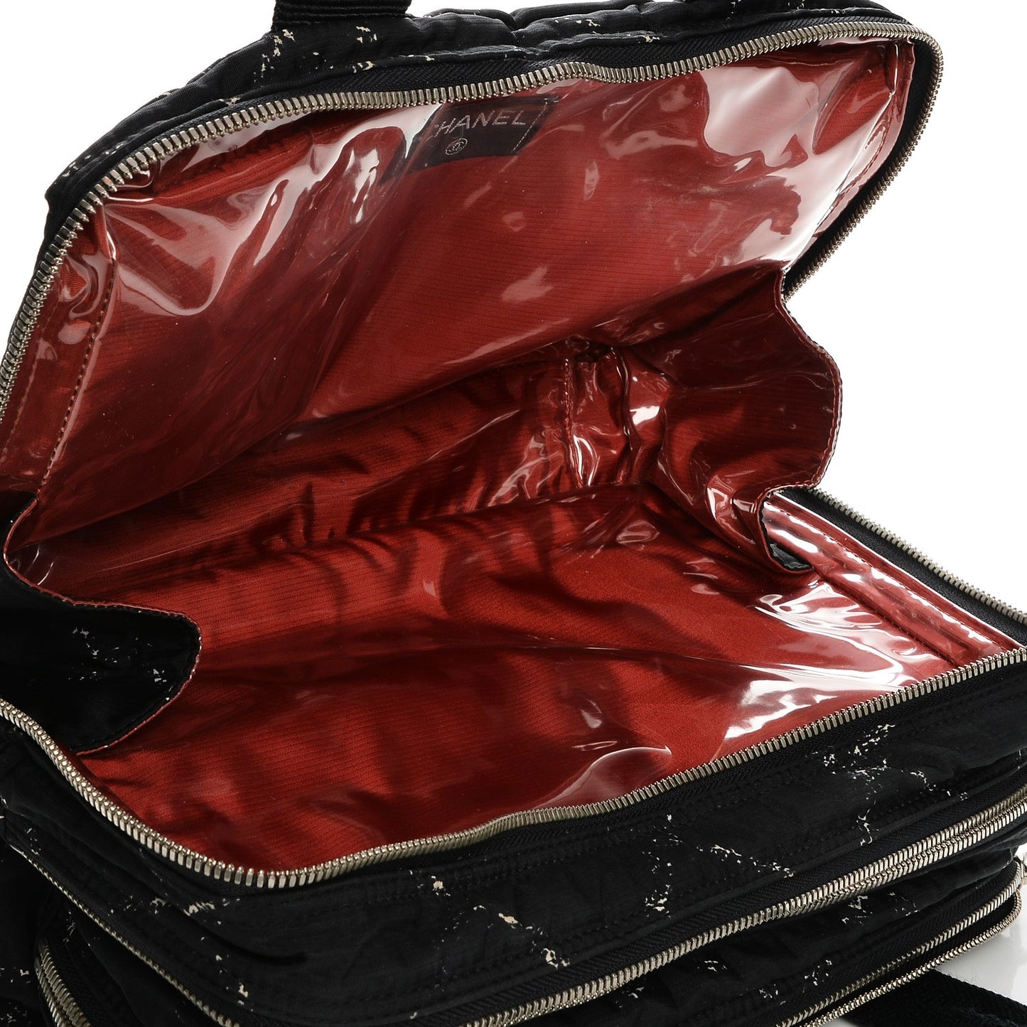 Nylon Travel Small Toiletry Tote Black