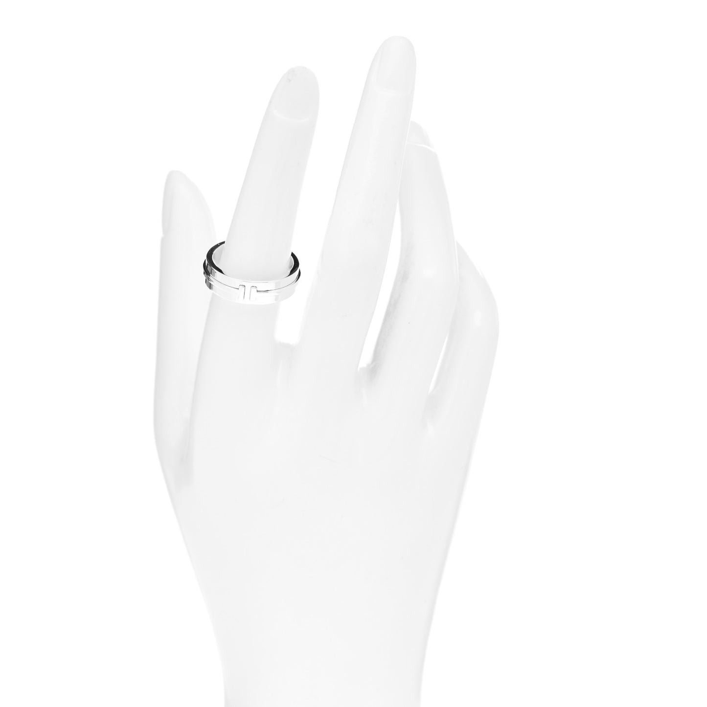Sterling Silver T Wide Ring 56 7.5