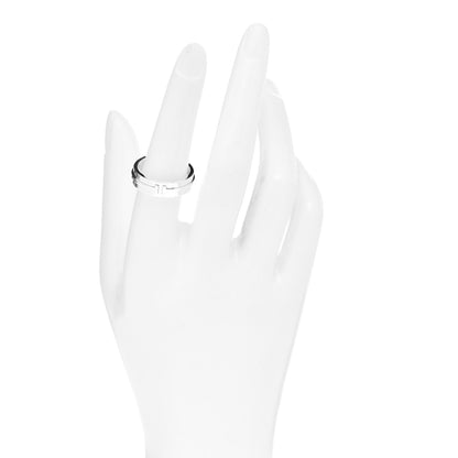 Tiffany Sterling Silver T Wide Ring 56 7.5 2 of 4