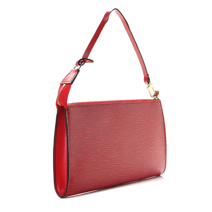 Louis Vuitton Epi Pochette Accessories 24 Castillan Red 4 of 12