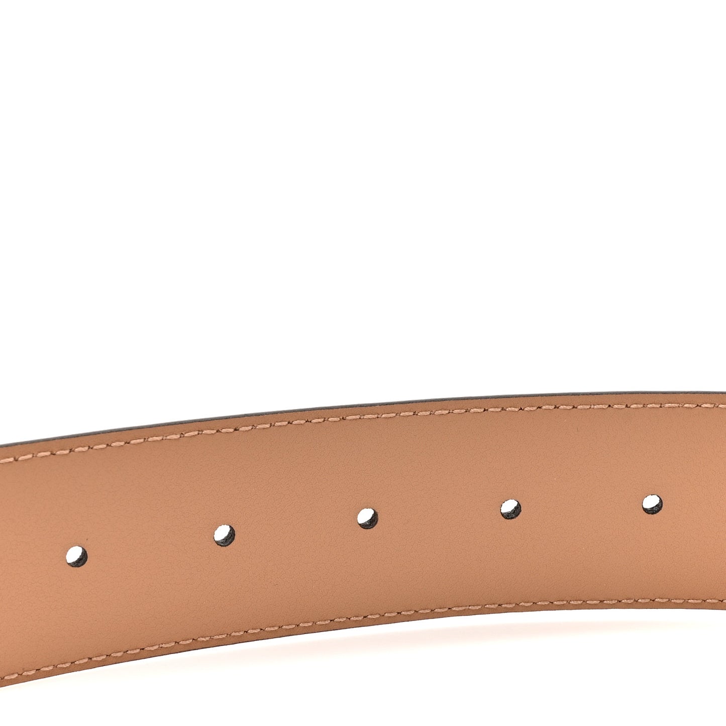 Azalea Calfskin Enamel Monochrome Double G 40mm Belt 80 32 Camelia