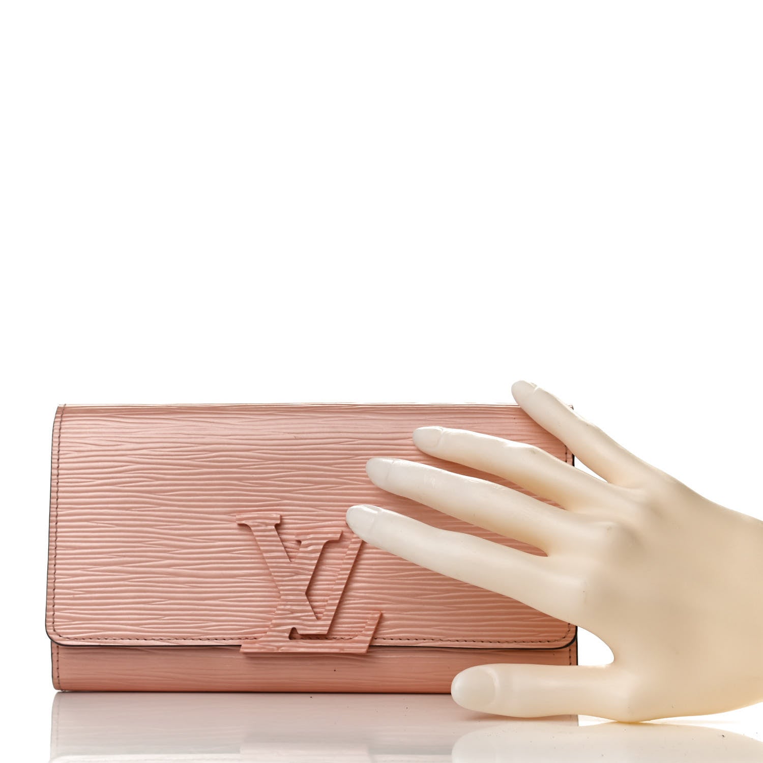 Louis Vuitton Epi Louise Wallet Rose Nacre 2 of 12