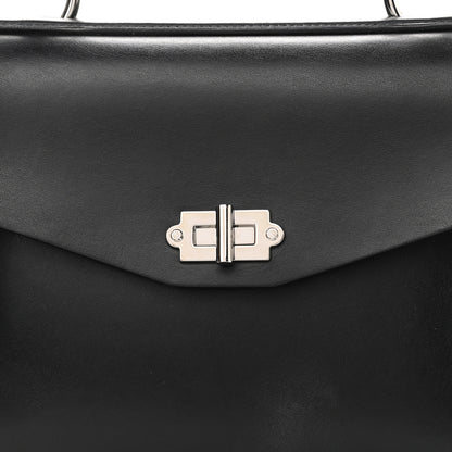 Proenza Schouler Calfskin Nubuck Medium Hava Top Handle Bag Black 9 of 9