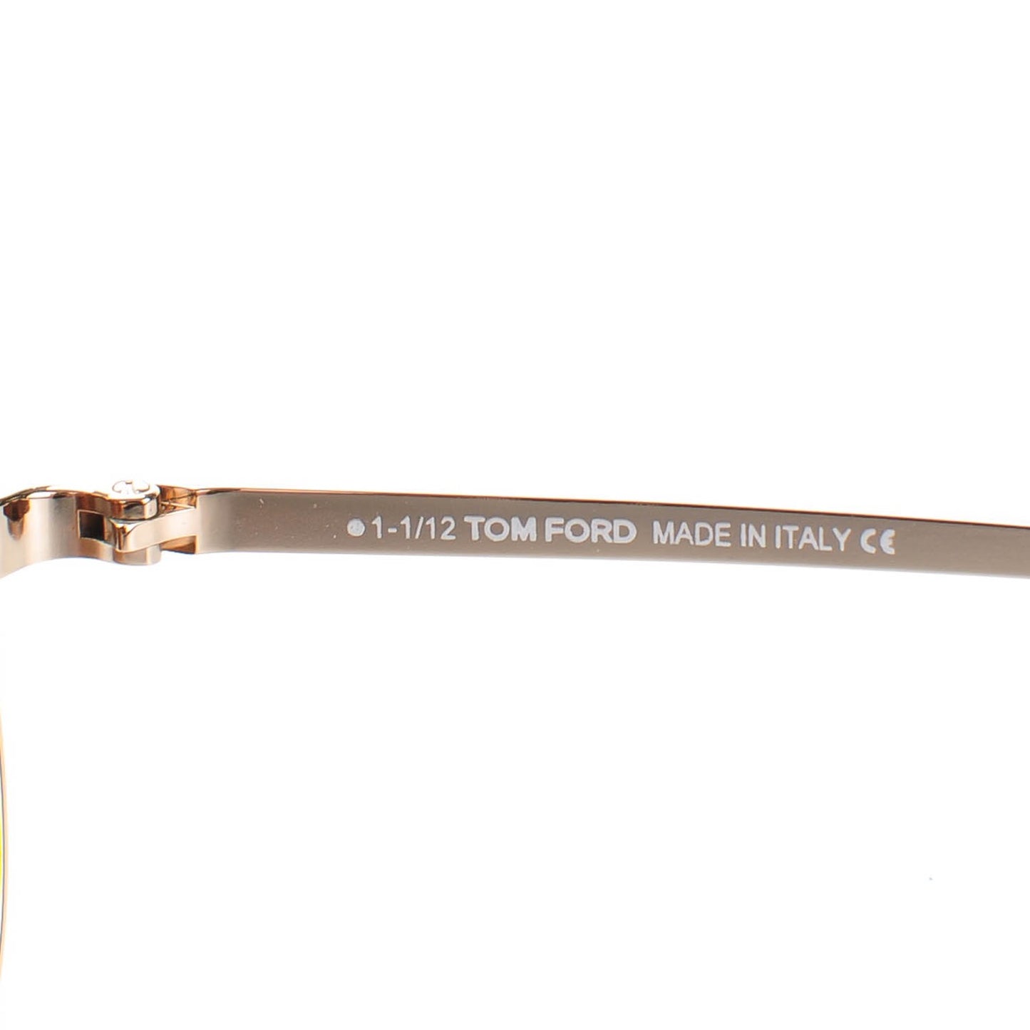 Metal Charles Aviator Sunglasses TF35 Gold