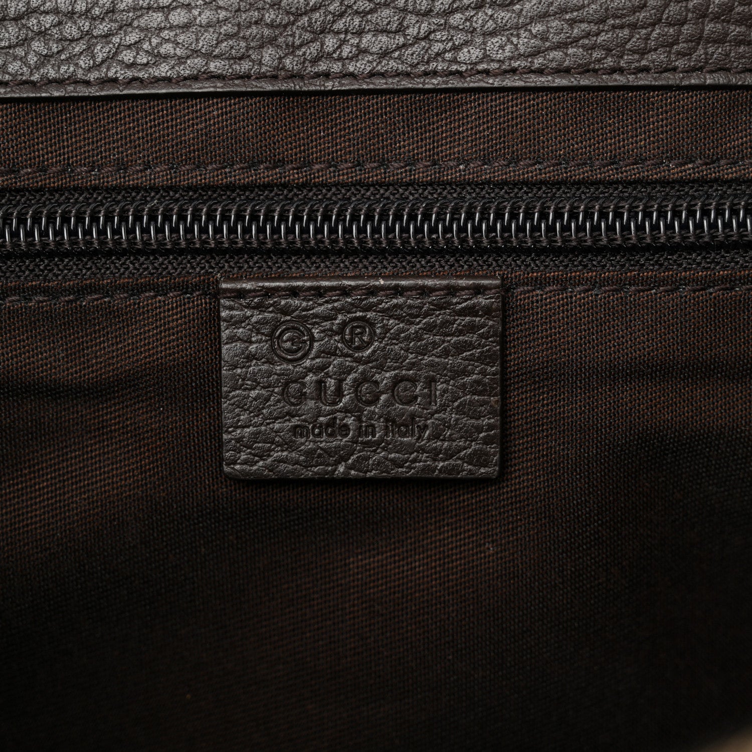 Gucci Monogram Flap Messenger Bag Beige Dark Brown 6 of 13