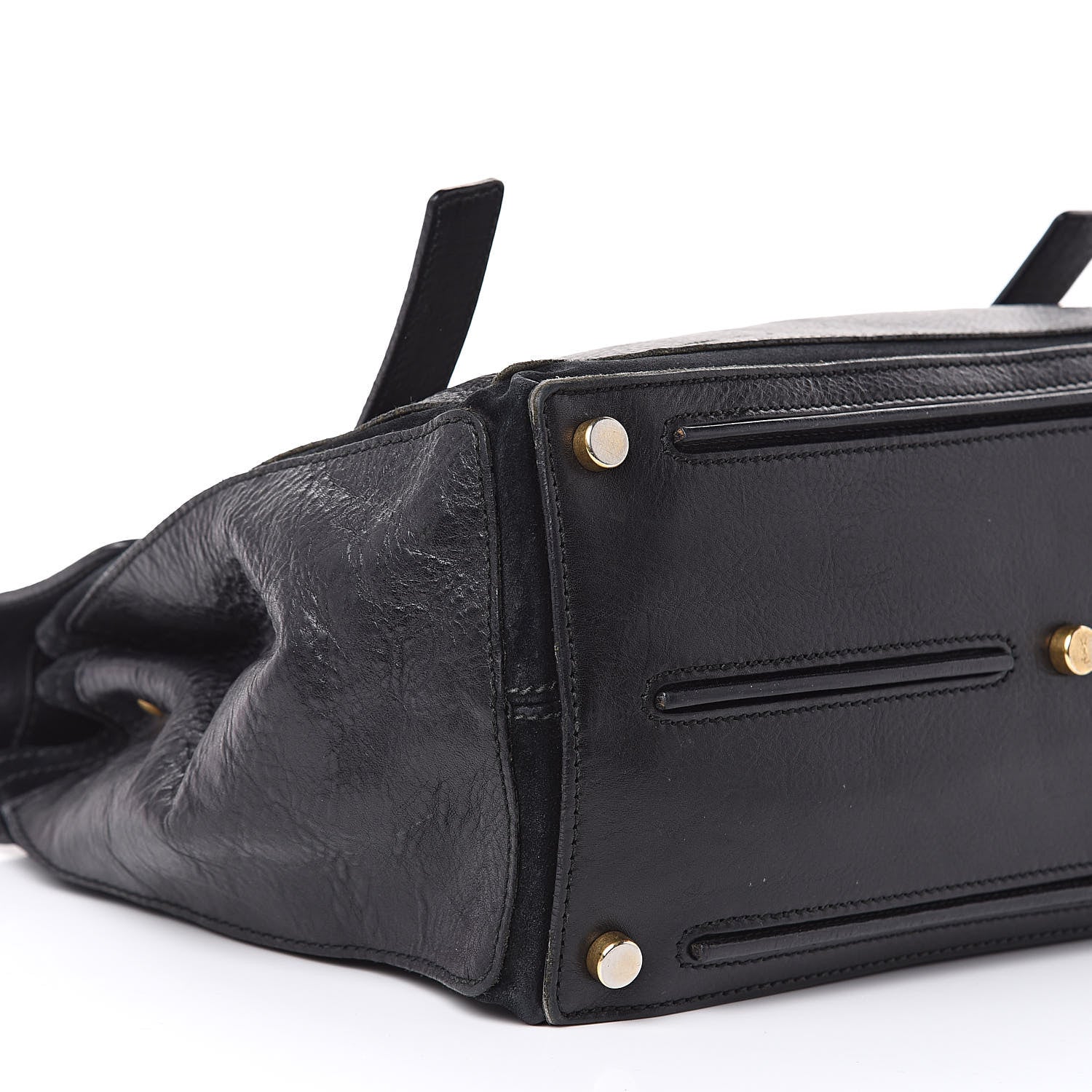 Saint Laurent Calfskin Canvas Medium Muse Two Black 8 of 22