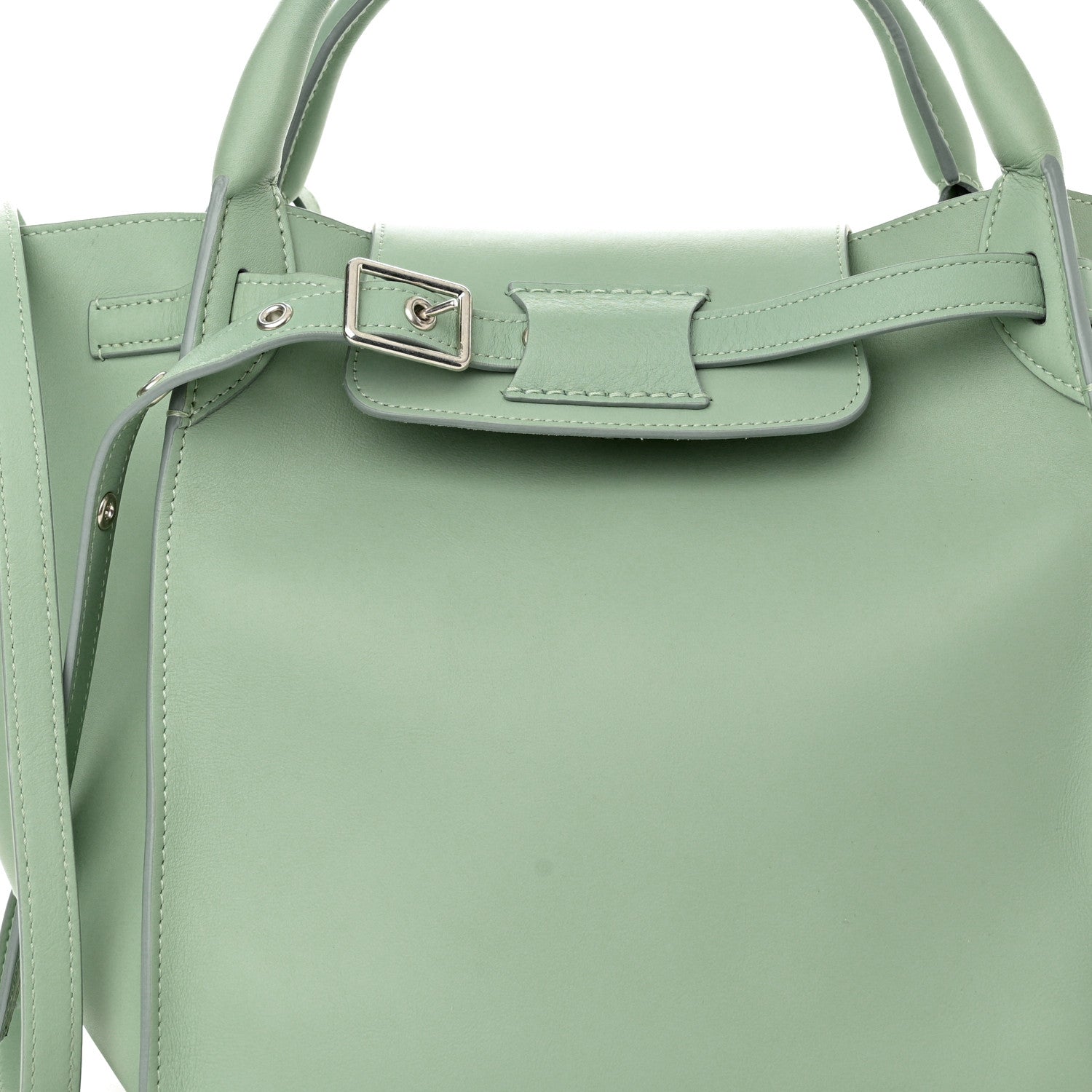 Celine Supple Grained Calfskin Long Strap Small Big Bag Almond 6 of 8