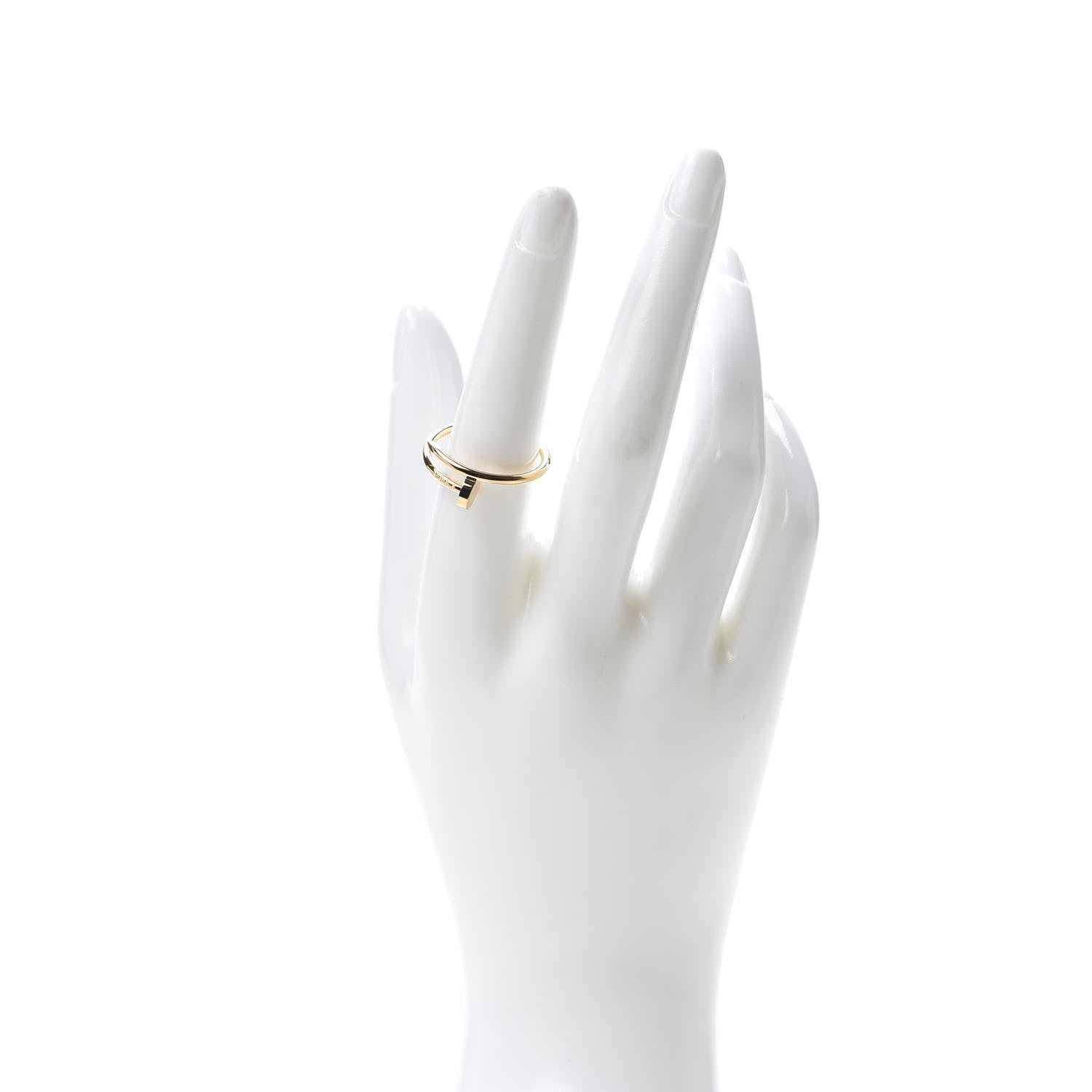 Cartier 18K Yellow Gold Small Juste Un Clou Ring 58 8.25 2 of 6