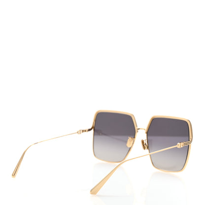 Christian Dior Metal EverDior Square Sunglasses Gold 4 of 7