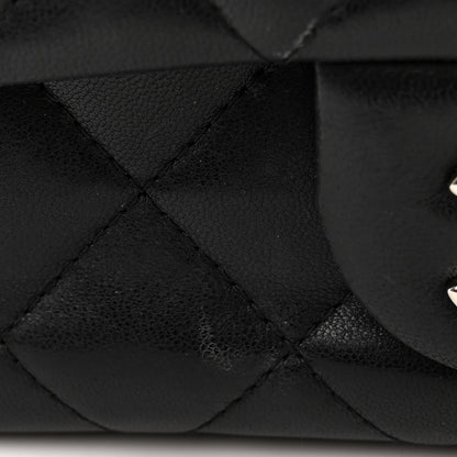 Chanel Lambskin Quilted Mini Rectangular Flap Black 11 of 11