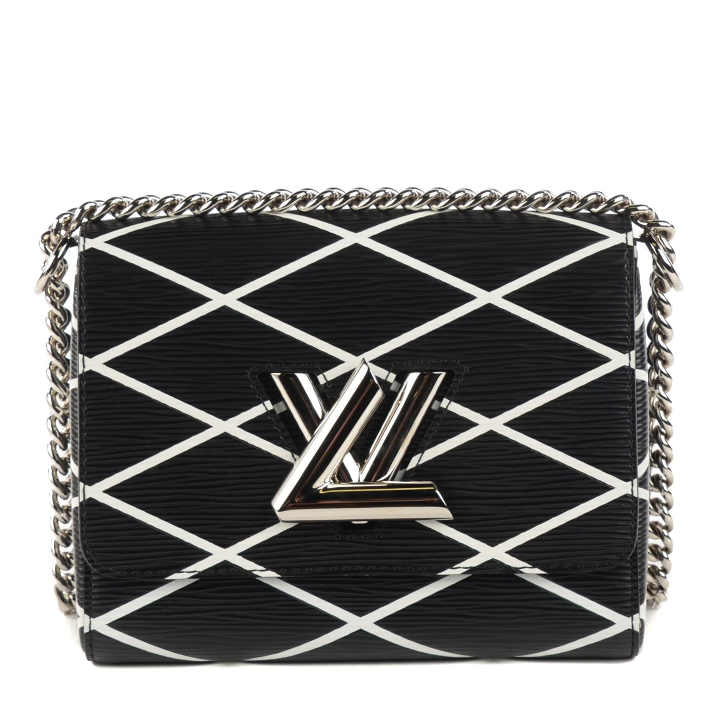 Epi Malletage Twist Shoulder Bag PM Black