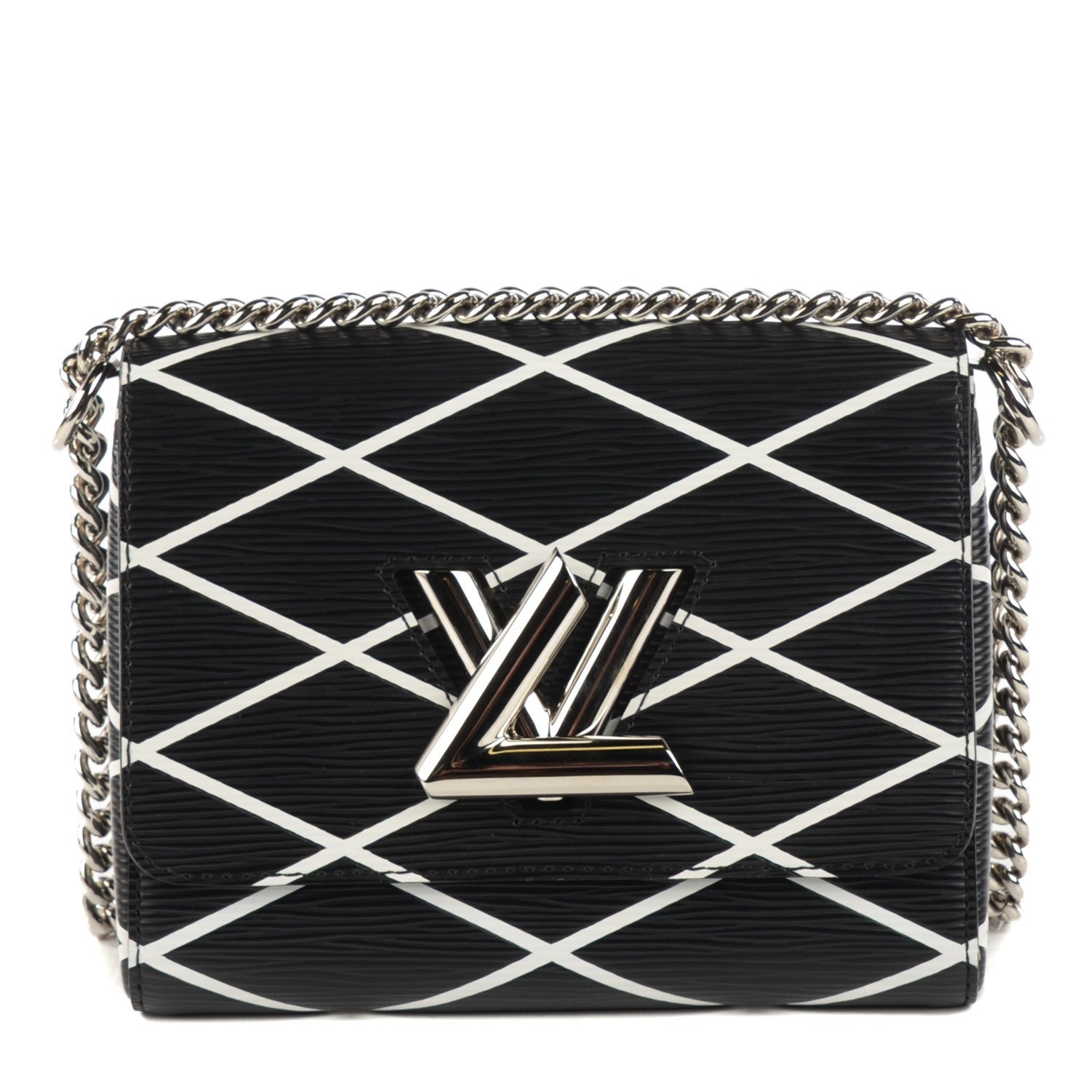 Louis Vuitton Epi Malletage Twist Shoulder Bag PM Black 1 of 8