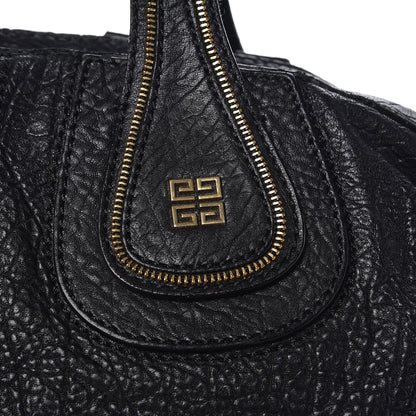 Givenchy Pebbled Lambskin Zip Animation Medium Nightingale Black 9 of 14