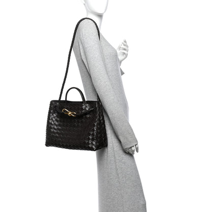 Bottega Veneta Nappa Intrecciato Medium Andiamo Shoulder Bag Fondant 2 of 9