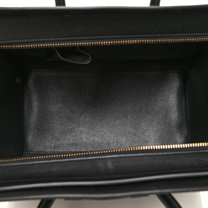 Celine Satin Calfskin Mini Tri-Color Luggage Dark Grey 5 of 20