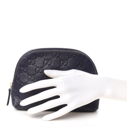 Gucci Guccissima GG Cosmetic Case Blue 2 of 7