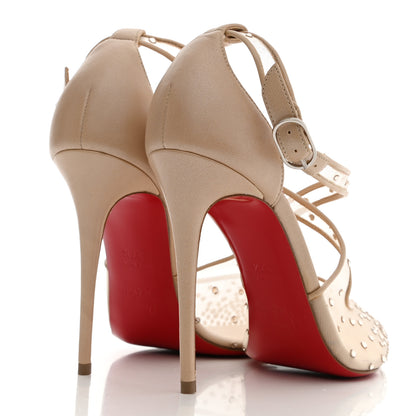 Christian Louboutin Crystal Strass Maria 100 Pumps 37.5 Nude 4 of 8