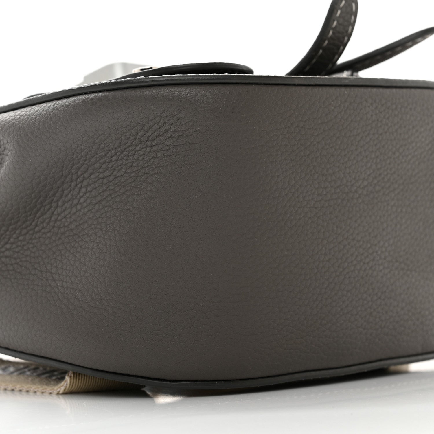 Christian Dior Grained Calfskin Mini Gallop Sling Bag Grey 9 of 10