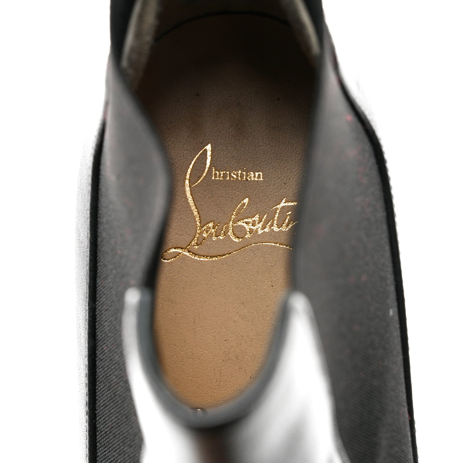 Christian Louboutin Calfskin Marchacroche 70 Chelsea Boots 37.5 Black 6 of 7
