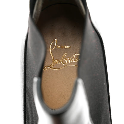 Christian Louboutin Calfskin Marchacroche 70 Chelsea Boots 37.5 Black 6 of 7
