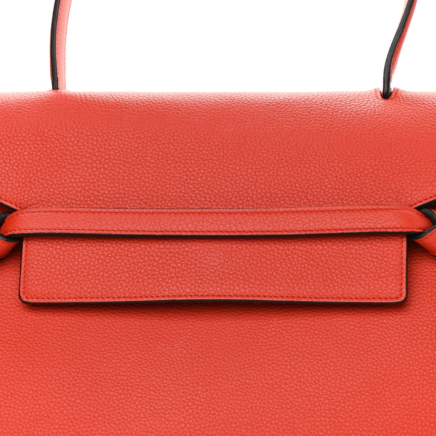 Grained Calfskin Mini Belt Bag Vermillion