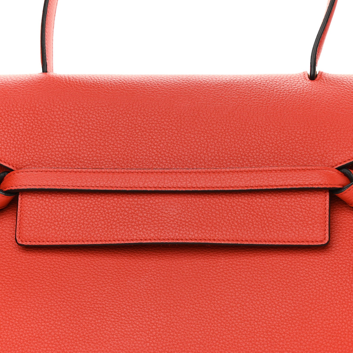 Celine Grained Calfskin Mini Belt Bag Vermillion 9 of 11