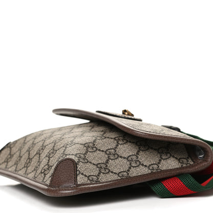 Gucci GG Supreme Monogram Neo Vintage Web Belt Bag Brown 11 of 11