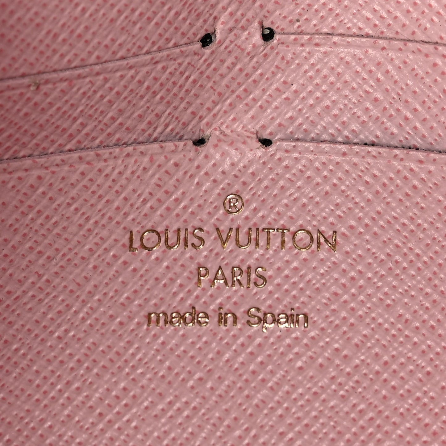 Monogram Jeanne Wallet Rose Ballerine