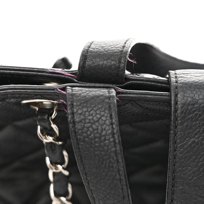 Chanel Caviar Quilted Large CC Box Shopping Tote Black 13 of 24