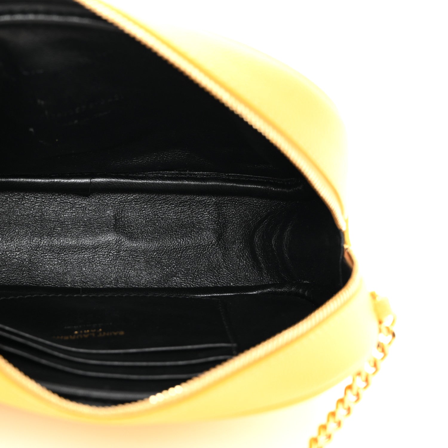 Saint Laurent Grain De Poudre Matelasse Monogram Mini Lou Camera Bag Light Chartreuse 5 of 11