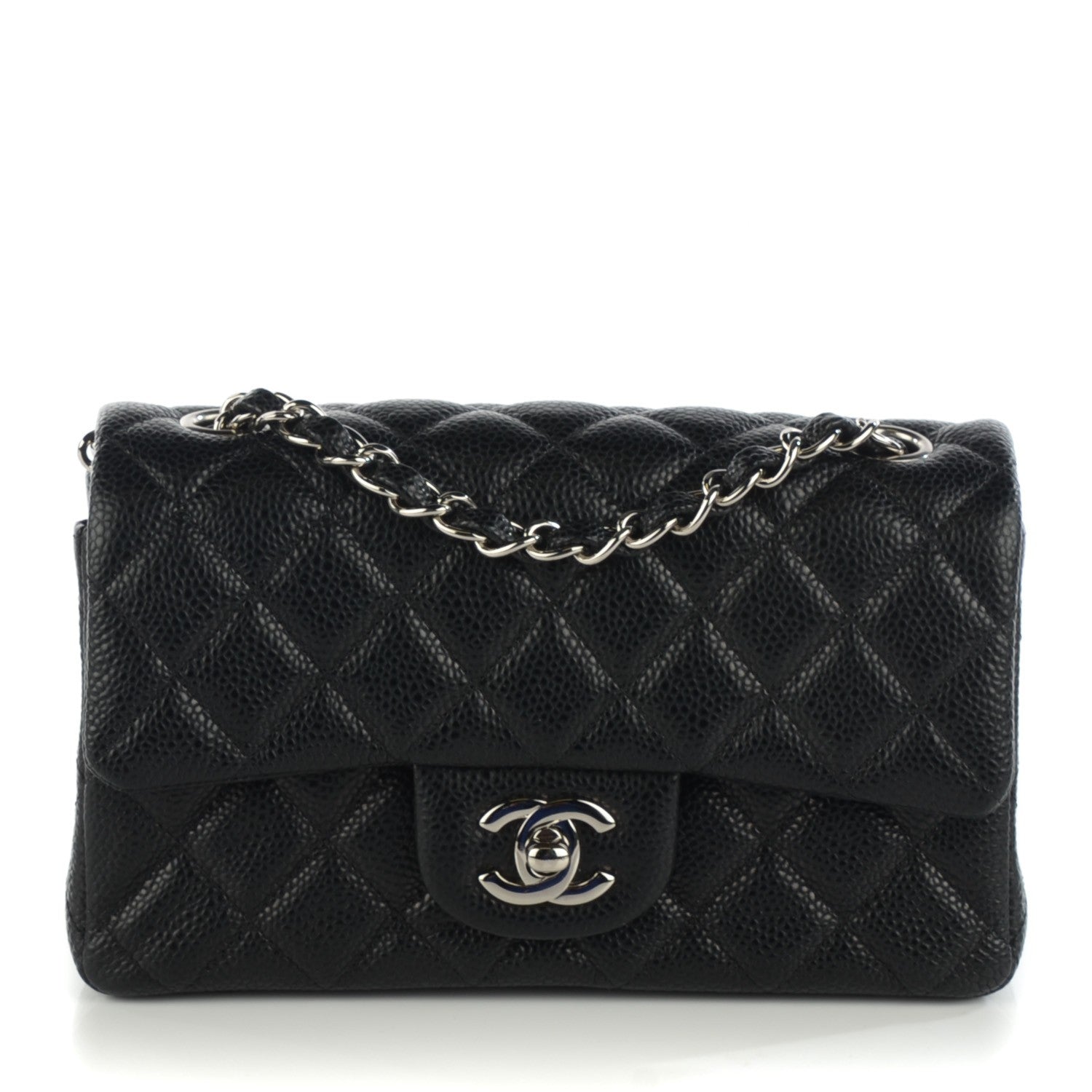 Chanel Caviar Quilted Mini Rectangular Flap Black 1 of 8