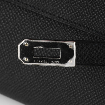 Hermes Epsom Kelly Longue Wallet Black 8 of 13