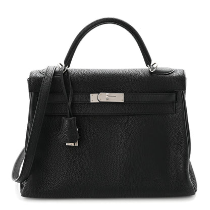 Hermes Togo Kelly Retourne 32 Black 1 of 10