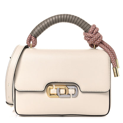 Marc Jacobs Textured Calfskin The J Link Shoulder Bag Ivory 1 of 11