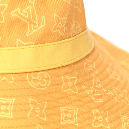 Louis Vuitton Canvas Monogram Wide Bucket Hat M 3 of 4
