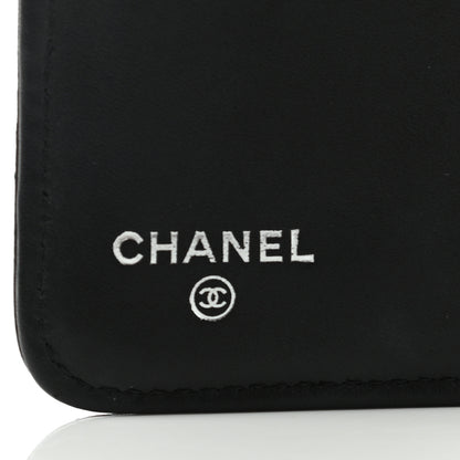 Chanel Caviar Quilted Yen Wallet Black 6 of 10