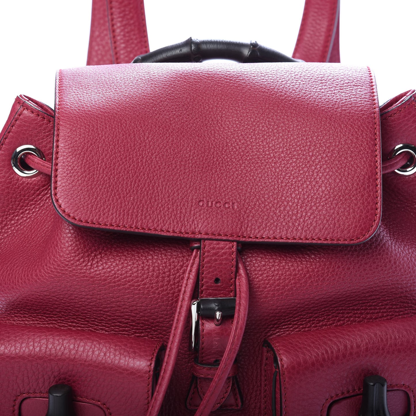 Cellarius Calfskin Medium Bamboo Backpack Petunia