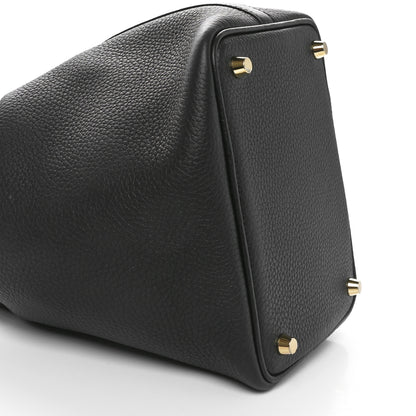 Hermes Taurillon Clemence Matte Alligator Picotin Lock Touch 18 PM Black 10 of 10